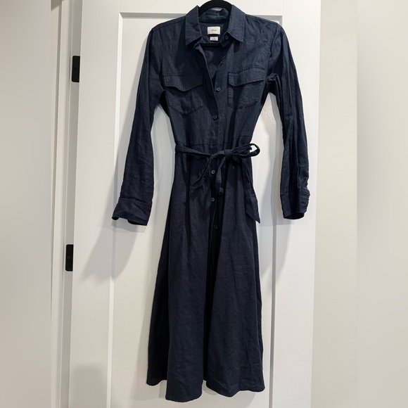Wilfred Dresses & Skirts - Wilfred Navy Long Sleeve Dress